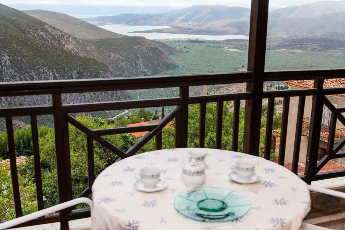 Apollon Stone Villa In Delphi With Breathtaking Views Exterior foto